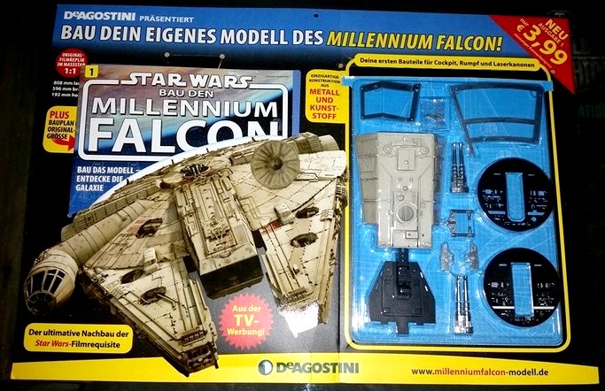 DeAgostini bauen die Star Wars Millennium Falcon-Ausgabe 86-MAG & Rahmen-NEU
